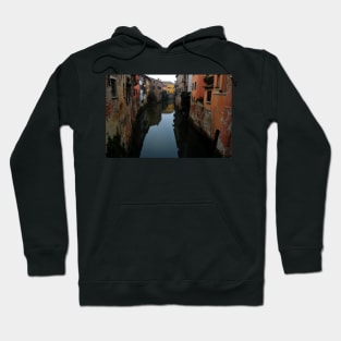 Rio Canal in Mantua, Italy Hoodie